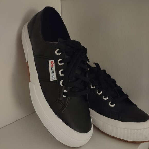 NEW Superga Nappa Leather Classic Sneaker 6 - Picture 7 of 7